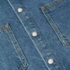 90s Vintage Logo Denim Kids Shirt