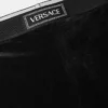 90s Vintage Logo Velvet Leggings