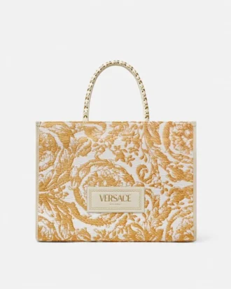 Athena Large Raffia Tote