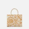 Athena Small Raffia Tote
