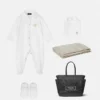 Baby Embroidered Cotton-Jersey Sleepsuit Set