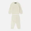 Baby Embroidered Cotton Knit Sweater Set