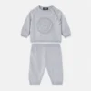 Baby Embroidered Cotton Knit Sweater Set