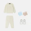 Baby Embroidered Cotton Knit Sweater Set