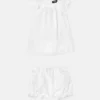 Baby Jacquard Cotton-Poplin Dress Set