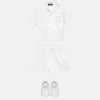 Baby Jacquard Cotton-Poplin Shirt Set