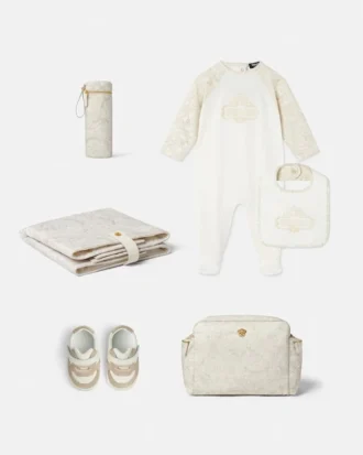 Baby Printed Cotton-Jersey Sleepsuit