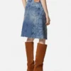 Barocco Denim Wrap Skirt