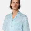 Barocco Jacquard Silk-Blend Shirt