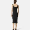Baroque Buckle Midi Dress