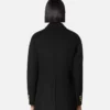 Cashmere-Blend Double-Breasted Peacoat