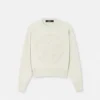 Cashmere-Blend Medusa Knit Sweater