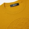 Cashmere-Blend Medusa Knit Sweater
