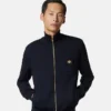 Cashmere-Cotton Knit Zip Sweater
