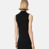 Cashmere-Wool Knit Shift Mini Dress