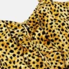 Cheetah Allover Silk Bodysuit