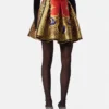 Cheetah Barocco Silk Duchesse Ballet Skirt