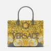 Cheetah Foulard La Medusa Large Tote Bag