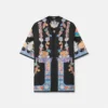 Coral Theatre Silk Shirt