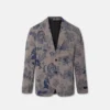 Coral Theatre Single-Breasted Wool Blazer