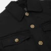 Crushed Nylon Satin Padded Jacket