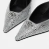 Crystal La Medusa Slingback Pumps 85 mm