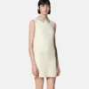Crystal Satin A-Line Mini Dress