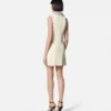 Crystal Satin A-Line Mini Dress