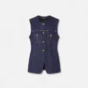 Denim Fitted Vest