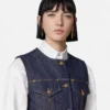 Denim Fitted Vest