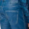 Distressed Leather Pants