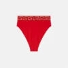 ECONYL&reg; High Waist Bikini Bottoms