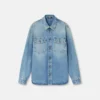 Embellished Denim Overshirt