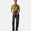 Embellished High-Waist Regular Jeans