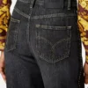 Embellished High-Waist Regular Jeans