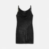 Embellished Viscose Mini Dress