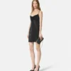 Embellished Viscose Mini Dress