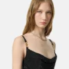 Embellished Viscose Mini Dress