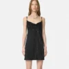Embellished Viscose Mini Dress
