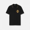 Embroidered Architectural Baroque Polo Shirt