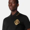 Embroidered Architectural Baroque Polo Shirt