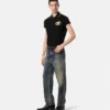 Embroidered Buckle Crest Polo Shirt