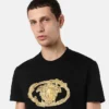 Embroidered Buckle Crest T-Shirt