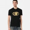 Embroidered Buckle Crest T-Shirt
