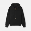 Embroidered Cotton-Jersey Hoodie