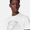 Embroidered Cotton-Jersey T-Shirt
