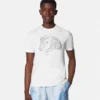 Embroidered Cotton-Jersey T-Shirt