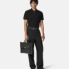 Embroidered Cotton-Piqu&eacute; Half-Zip Polo