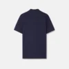 Embroidered Cotton-Piqu&eacute; Half-Zip Polo