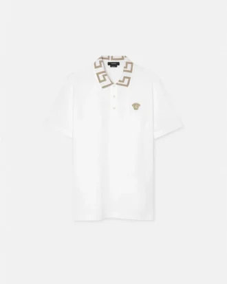 Embroidered Cotton Piqu&eacute; Polo